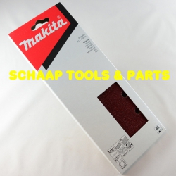 Schuurblad  93x185mm P 80 red velcro per 10 verpakt | P-31893